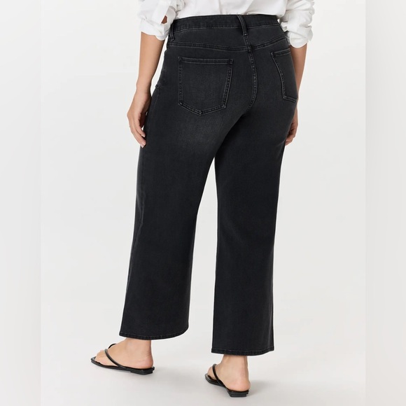 Quince Bella jeans in washed black size 30 28in length - Picture 2 of 2